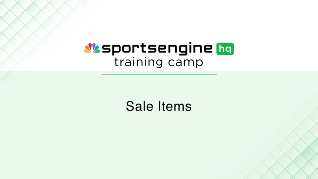 Sale Items